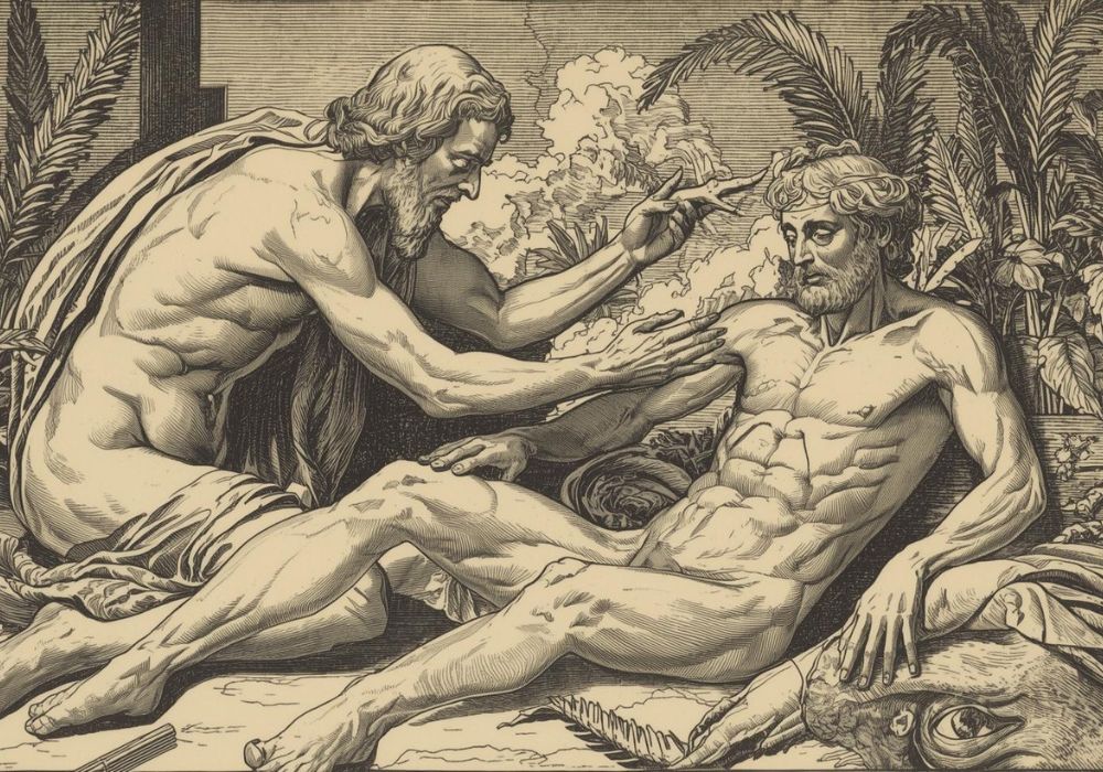 El nacimiento de Adán: El hombre formado del polvo